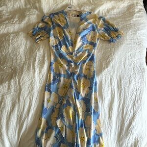 Rixo Floral Azalea Bloom Dress - Size Medium